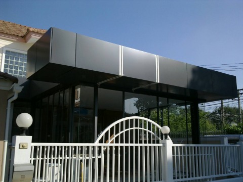 ติดตั้งอลูมิเนียมคอมโพสิต 